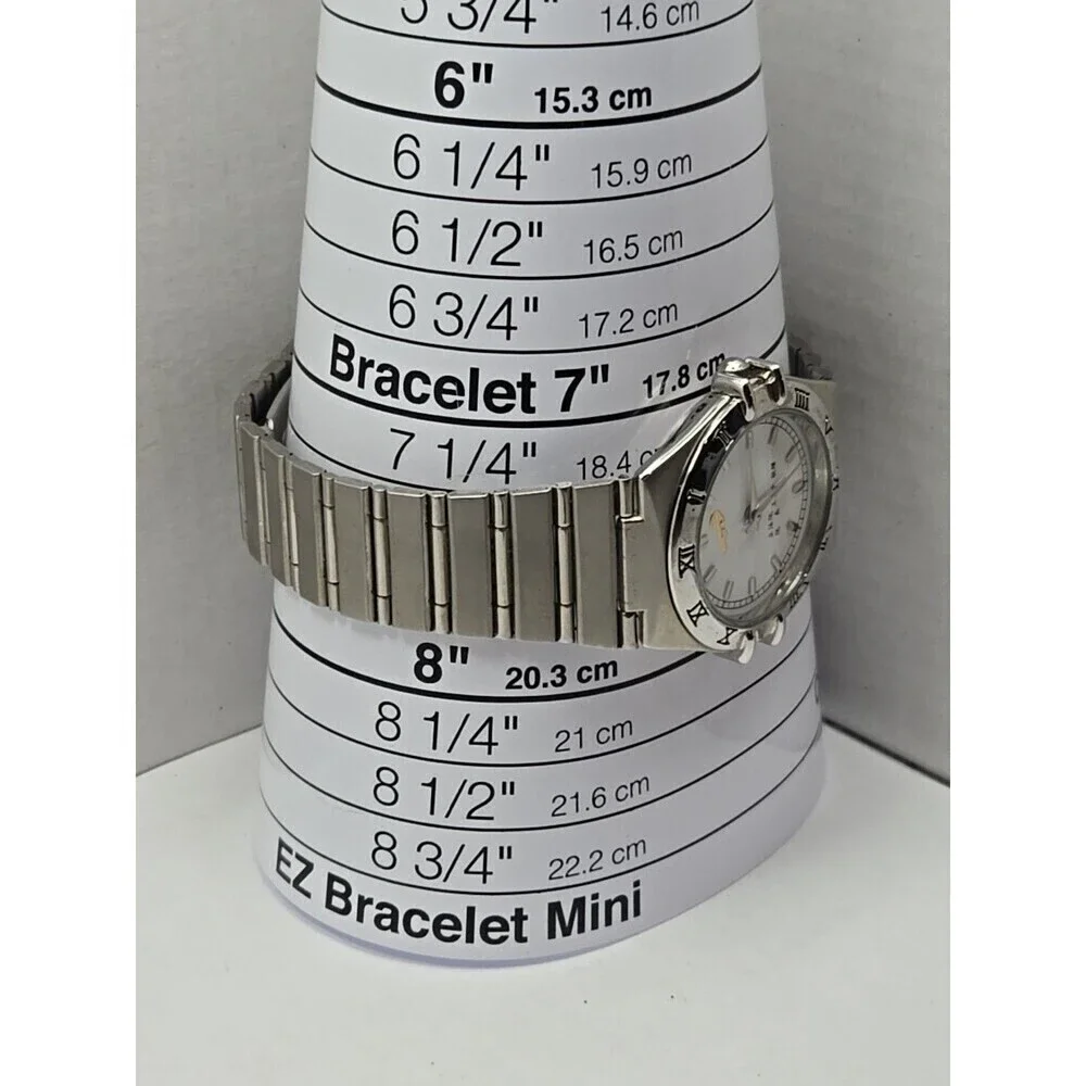 Wang Jin Pyng Gift Crocodile International A474 Quartz Watch New Battery Silver
